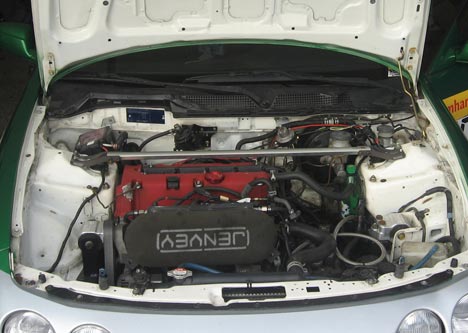 Sådan ser en velfungerede Honda K motor ud .....